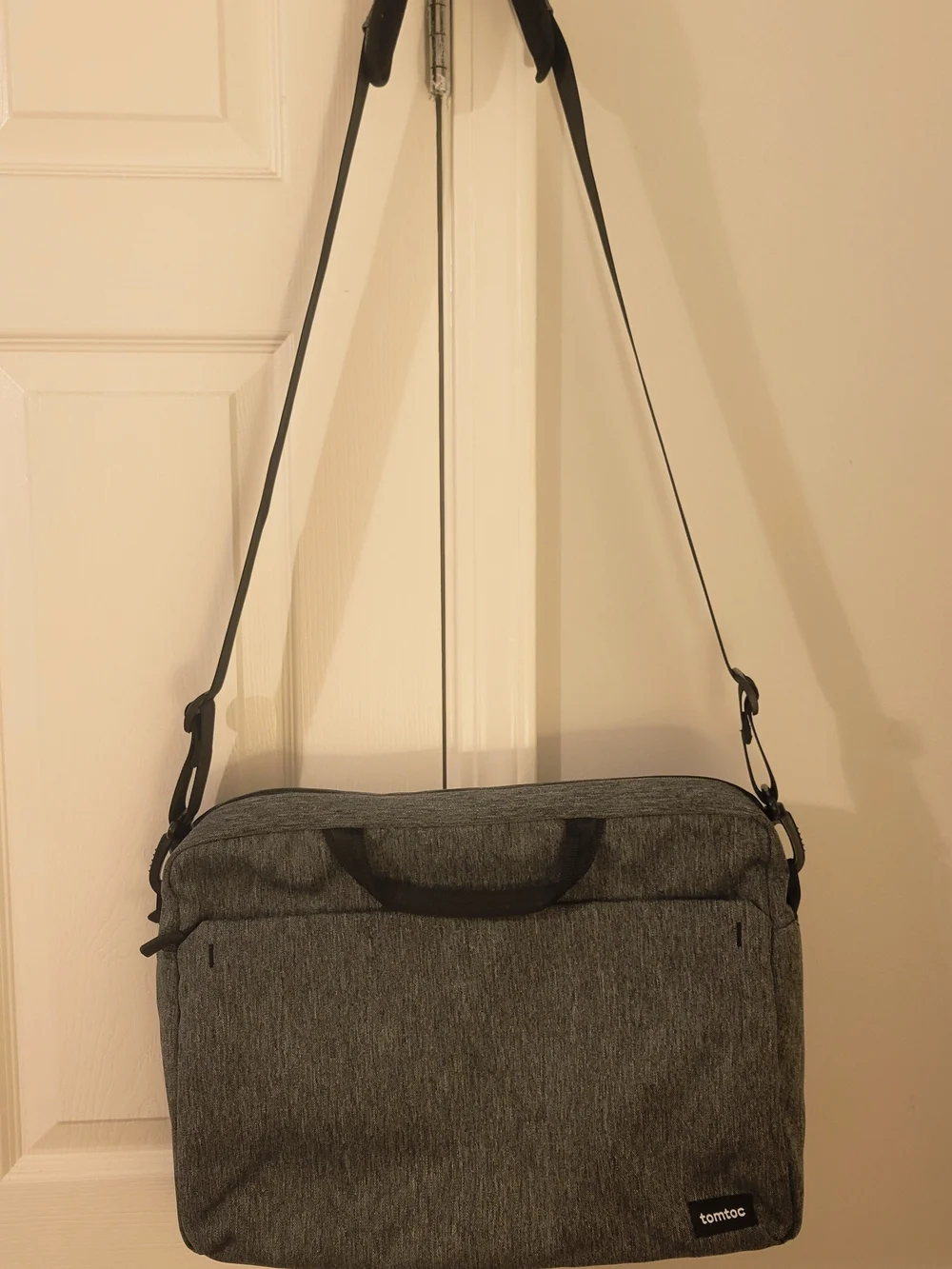 Tomtoc Protective 14-inch Laptop Shoulder Bag Briefcase - Heather Grey